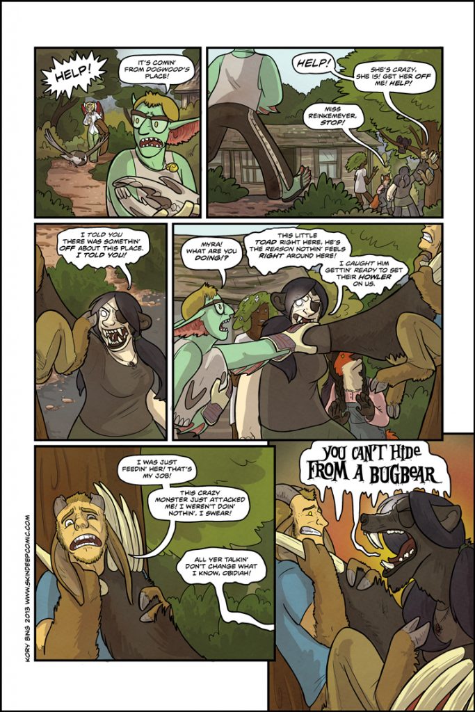 don't make a bugbear angry it is not a good idea